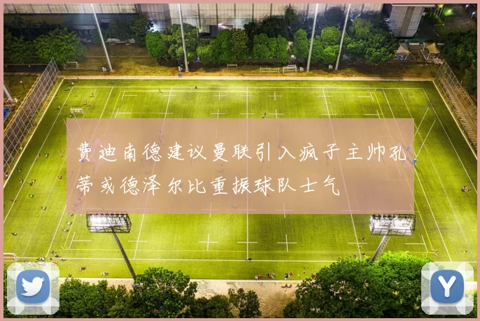 费迪南德建议曼联引入疯子主帅孔蒂或德泽尔比重振球队士气